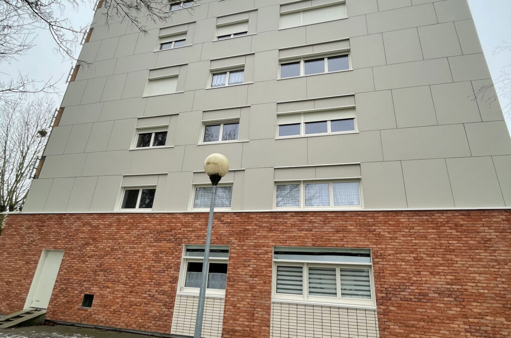 Photo de la réhabilitation de 68 logements situés Boulevard Jean-Moulin à Hénin-Beamont.